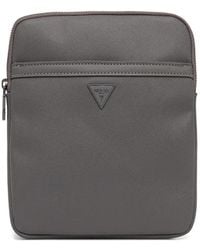 Guess - Borsa Messenger Con Applicazione Logo - Lyst