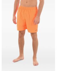 Nike - Elasticated-Waistband Logo-Embroidered Swim Shorts - Lyst