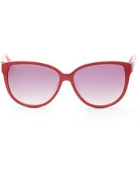 Swarovski - Crystal-Embellished Geometric-Frame Sunglasses - Lyst