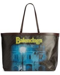 Balenciaga - Borsa Tote Con Stampa - Lyst