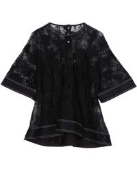 3.1 Phillip Lim - Lace-Appliqué Top - Lyst