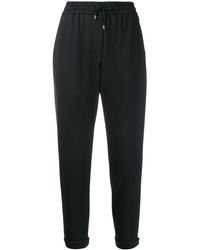 Brunello Cucinelli Спортивные Брюки С Поясом На Шнурке - Черный