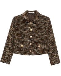 Tagliatore - Double-Breasted Tweed Jacket - Lyst