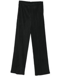 Issey Miyake - Broek Met Plissé Effect - Lyst
