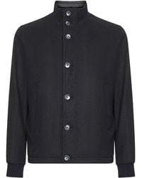 Herno - High-Neck Buttoned Jacket - Lyst