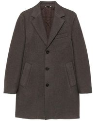 Manuel Ritz - Single-Breasted Notched-Lapel Coat - Lyst