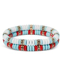 Roxanne Assoulin - The Independent Beaded Bracelet (set Of Two) - Lyst