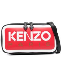 KENZO - Logo-print Messenger Bag - Lyst