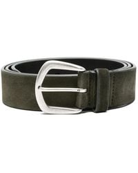 Officine Creative - Suede Buckle Belt - Lyst