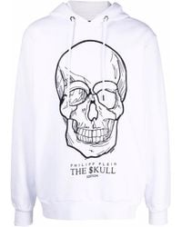 Philipp Plein - Crystal-skull Pullover Hoodie - Lyst