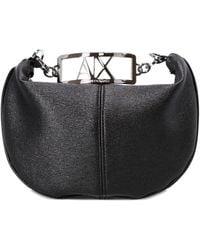 ARMANI EXCHANGE - Clutch Mit Logo-Schild - Lyst