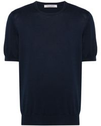Fileria - Fine-knit Short-sleeved Jumper - Lyst