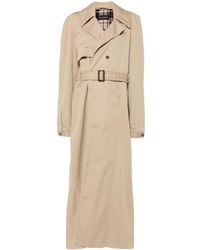 Balenciaga - Deconstructed Cotton Trench Coat - Lyst