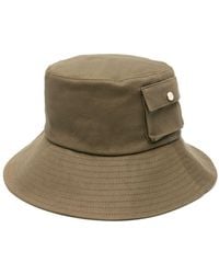 Maje - Cargo-pocket Cotton Bucket Hat - Lyst