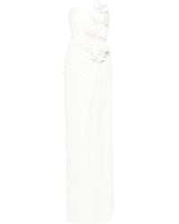 Ana Radu - Floral-Appliqué Maxi Dress - Lyst
