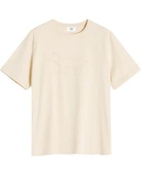 Maison Kitsuné - Crafted Profile Fox Tシャツ - Lyst