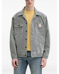 Levi's - Gestreifte Jacke Mit Tasche - Lyst