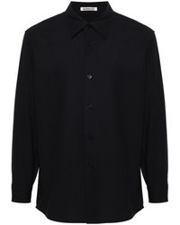 AURALEE - Long-sleeve Wool Shirt - Lyst