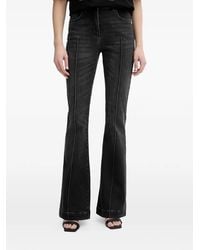 Patrizia Pepe - Seam-Detail Flared Jeans - Lyst