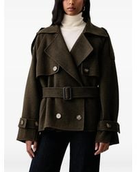 ViCOLO - Double-Breasted Belted Jacket - Lyst