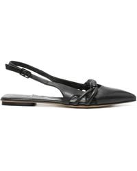 Pomme D ́Or - Knotted Slingback Flat Pumps - Lyst