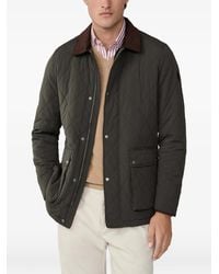 Hackett - Surchemise Matelassée À Col En Velours Côtelé - Lyst