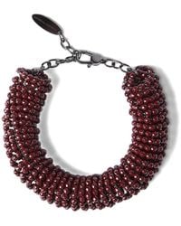 Brunello Cucinelli - Bracciale Con Ematite - Lyst