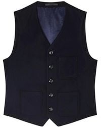 Giorgio Armani - V-Neck Button-Up Waistcoat - Lyst