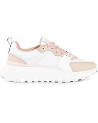 Roberto Cavalli - Logo-Print Panelled Sneakers - Lyst