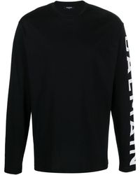 Balmain - Logo-print Long-sleeved T-shirt - Lyst