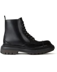 Givenchy - Cargo Stiefel Aus Leder - Lyst