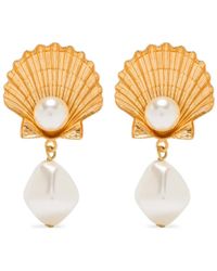 Jennifer Behr - Pendientes con perla - Lyst