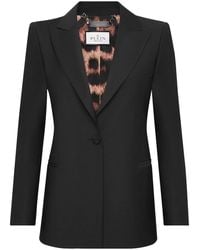 Philipp Plein - Skull-Strass Wool Blazer - Lyst