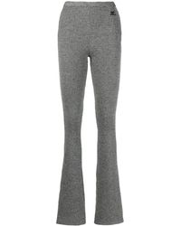 Courreges - Flared Knitted Trousers - Lyst