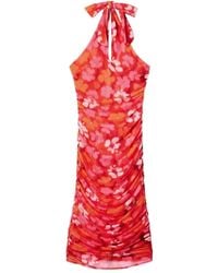 Desigual - Midikleid mit Blumen-Print - Lyst