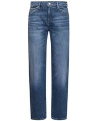 7 For All Mankind - Calie Straight-Leg Jeans - Lyst