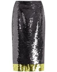 16Arlington - Nyla Midi-Rok Met Pailletten - Lyst