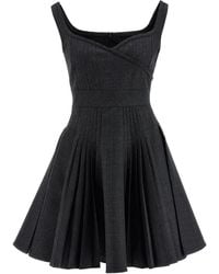 Giovanni bedin - Prince Of Wales Pleated Dress - Lyst