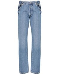 Coperni - Open Hip Straight-Leg Jeans - Lyst