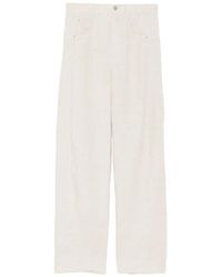 JNBY - Wide-Leg Linen Trousers - Lyst