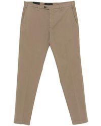 Michael Coal - Belt-Loop Pressed-Crease Trousers - Lyst
