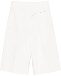 Ami Paris - Cotton Bermuda Shorts - Lyst