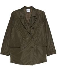 Aspesi - Double-Breasted Buttoned Coat - Lyst