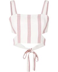 Lethicia Bronstein - Ariane Striped Crop Top - Lyst