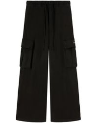 Palm Angels - Wide-Leg Jersey Cargo Pants - Lyst
