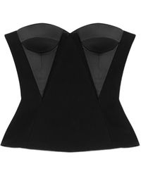Versace - Off-Shoulder Corset - Lyst