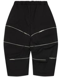 COMME DES GARÇON BLACK - Zip-Detail Trousers - Lyst
