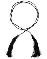 forte_forte - Braided Crystal-Embellished Belt - Lyst