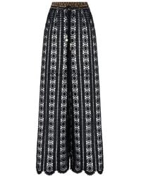 CAMILLA - Flower-Lace Trousers - Lyst