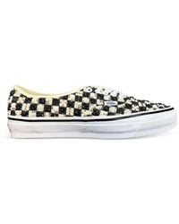 Vans - X Mattias Gollin Check-Pattern Lace-Up Sneakers - Lyst